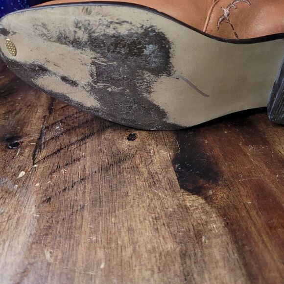 Women's CODE WEST Leather Loafers Size 6 - Picture 6 of 8